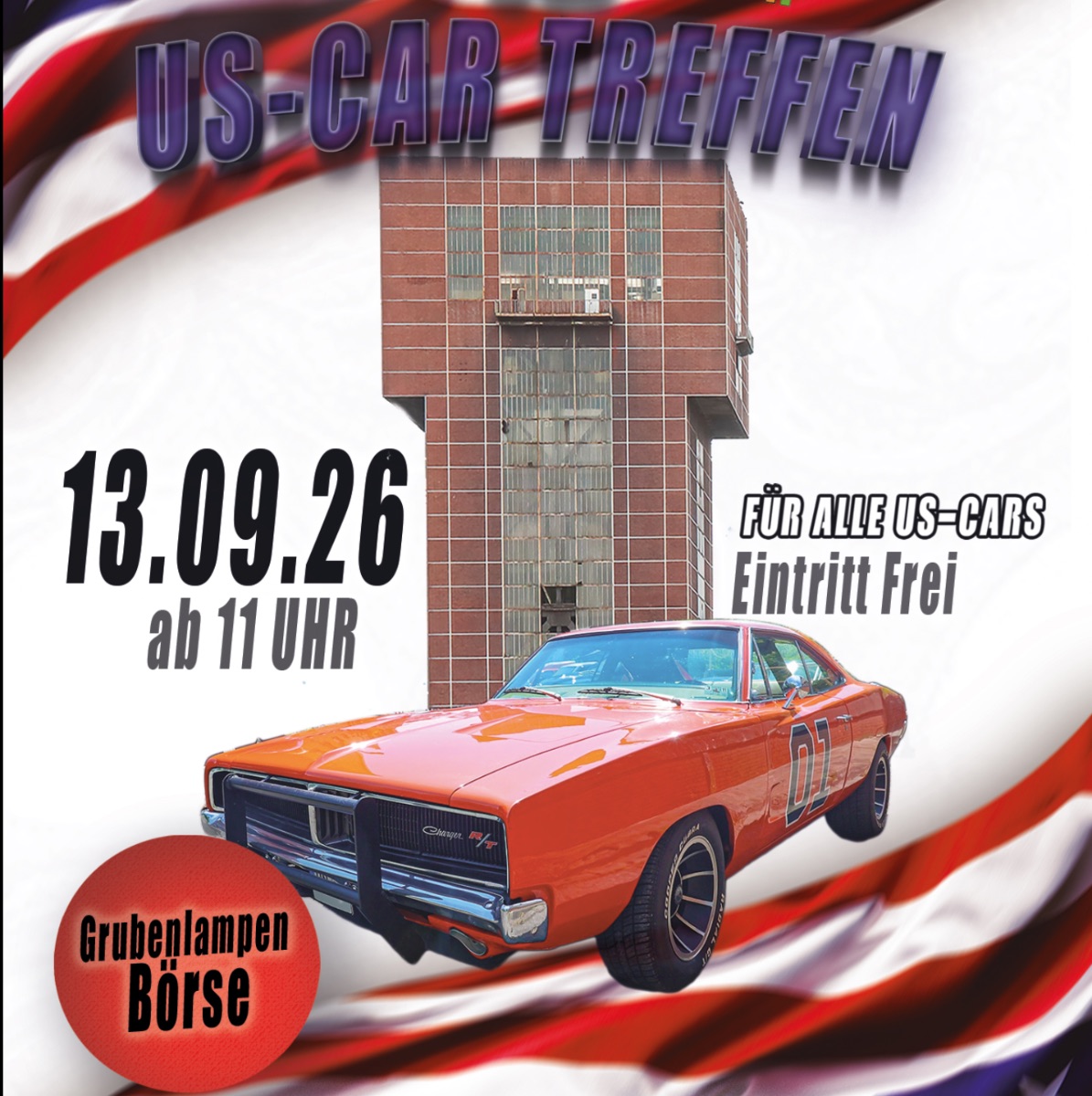 US-Car-Treffen meets Grubenlampen