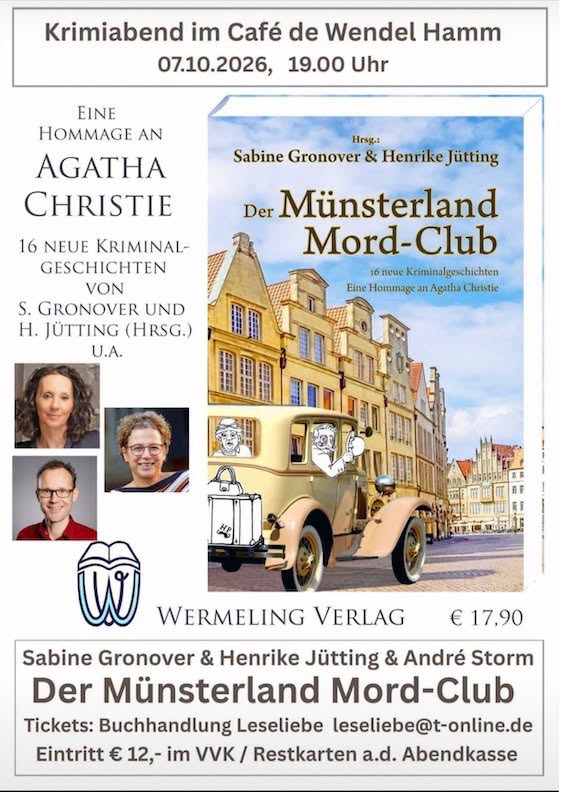Der Münsterland Mord-Club - Krimiabend im Café de Wendel